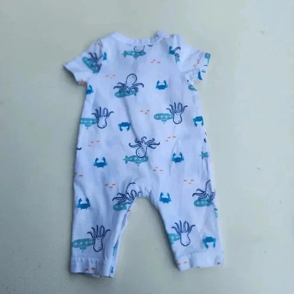 Lot of 2 Carter's Child Of Mine Preemie NewBorn Baby Long Sleeve Sleepers Sz P - Picture 7 of 7